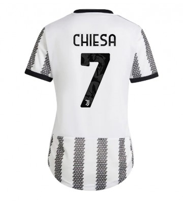 Juventus Federico Chiesa #7 Hjemmedrakt Kvinner 2022-23 Kortermet